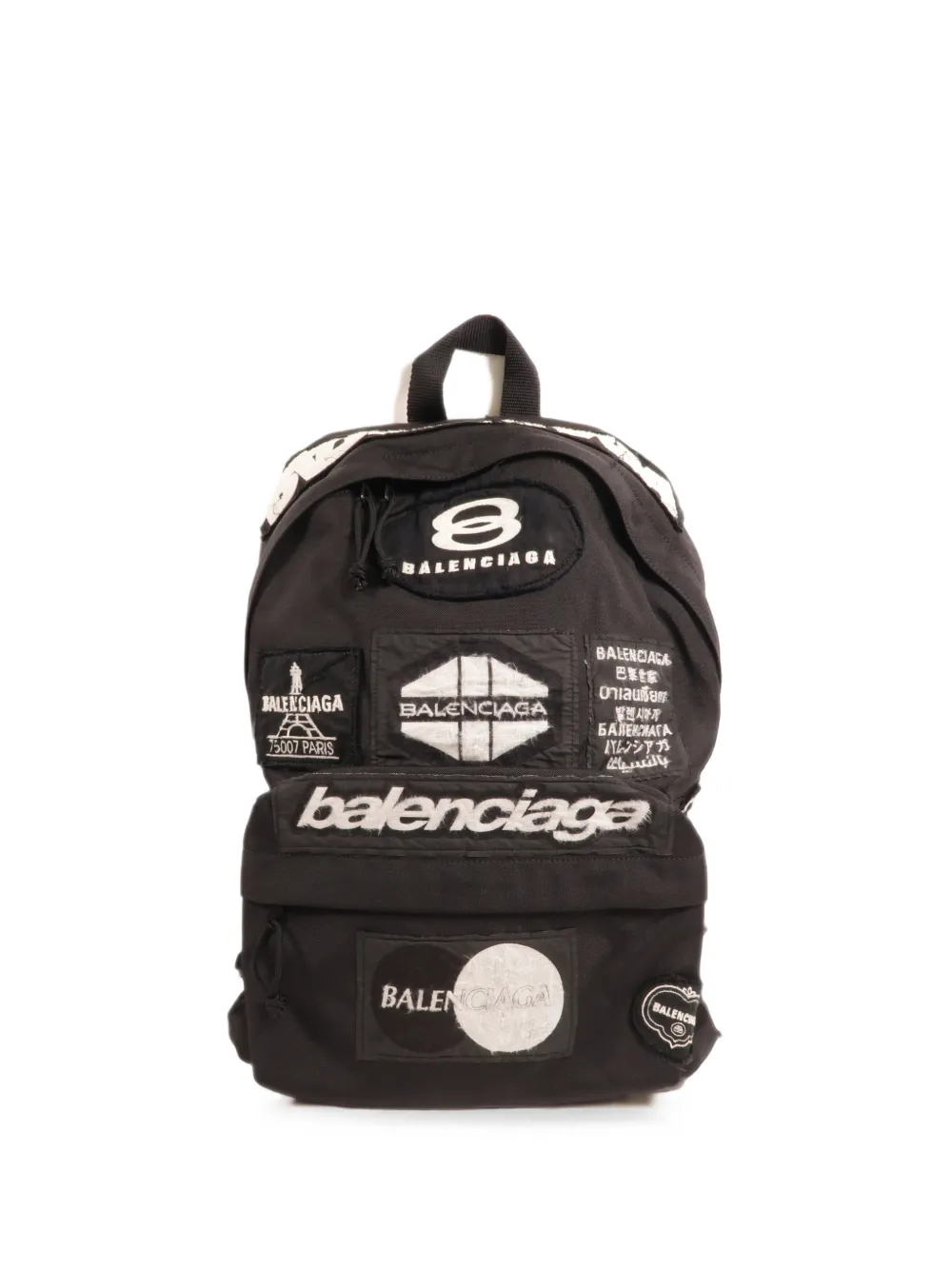 Balenciaga Pre-Owned Explorer logo-patch backpack - Nero