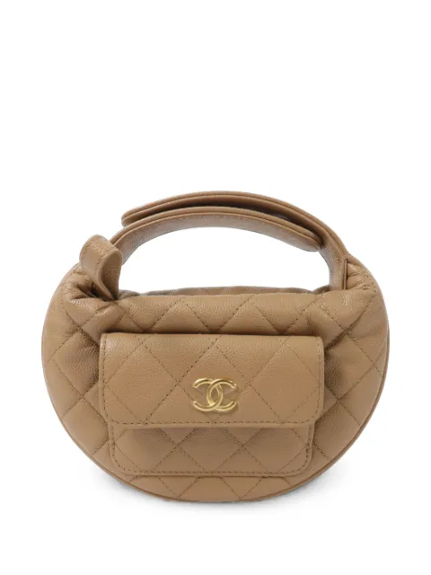 CHANEL Pre-Owned mini Polly Pocket quilted tote bag