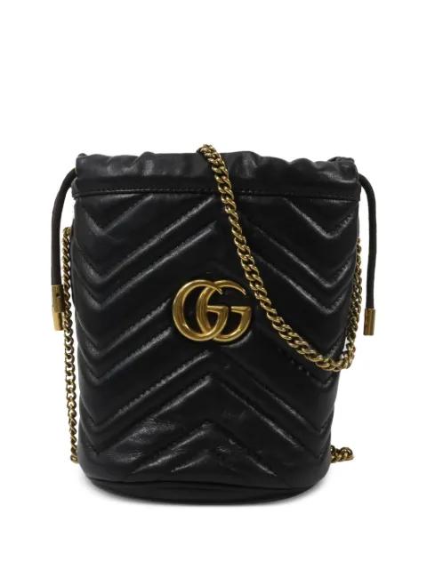 Gucci Pre-Owned GG Marmont mini bucket bag