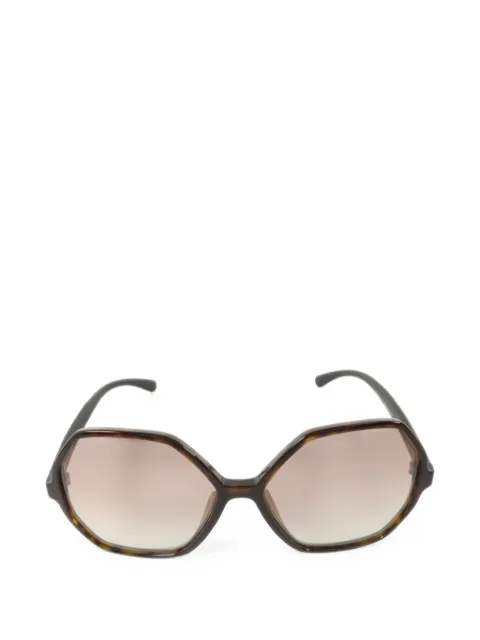 CHANEL Pre-Owned CC geometric sunglasses