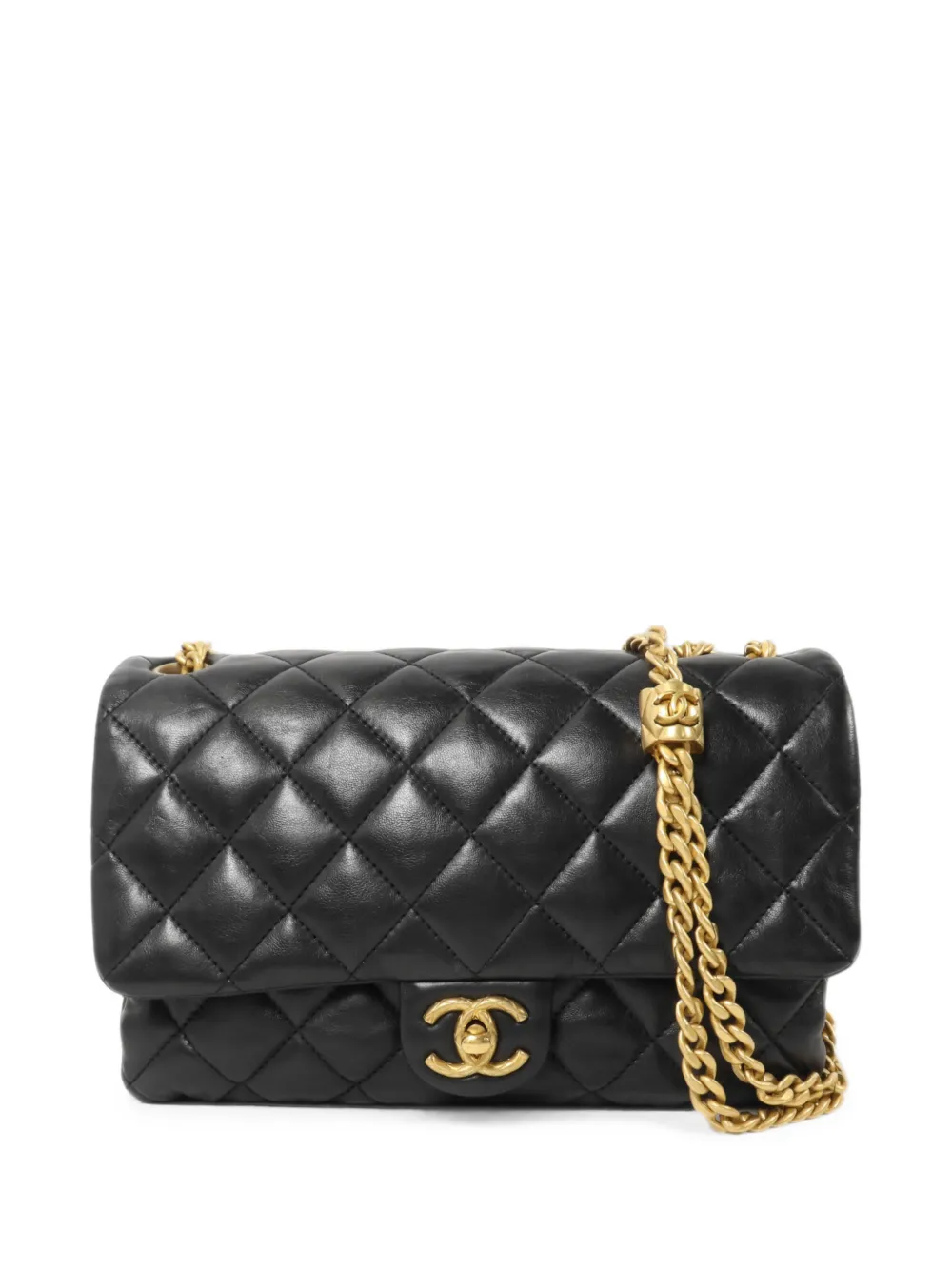 CHANEL Pre-Owned CC-logo turn-lock shoulder bag - Nero