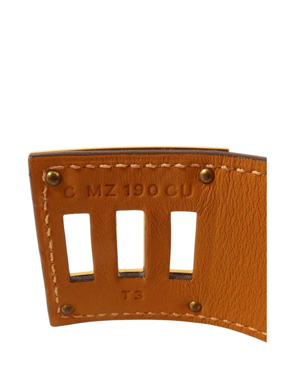 Hermès Pre-Owned 2018 Kelly Dog leather bracelet - Oro