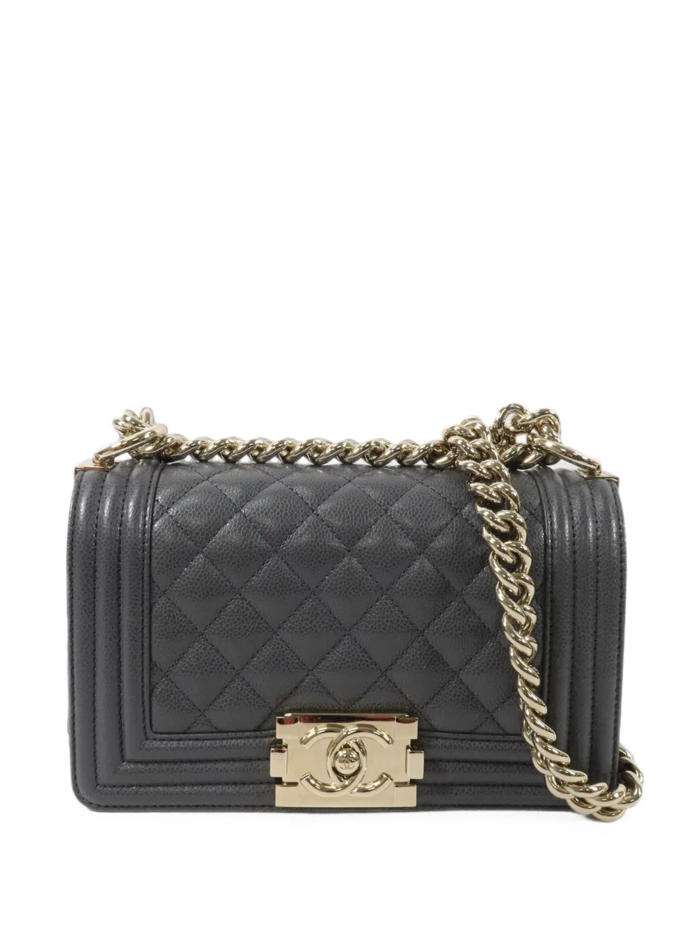 CHANEL Pre-Owned Boy 20 chain shoulder bag - Grigio