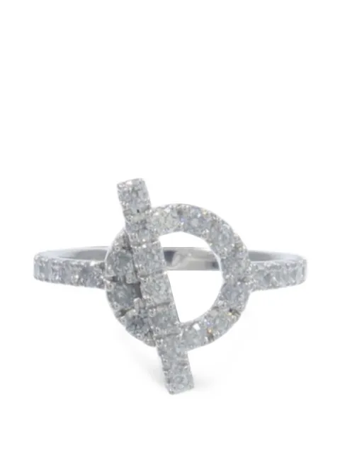 Hermès Pre-Owned Finesse diamond ring