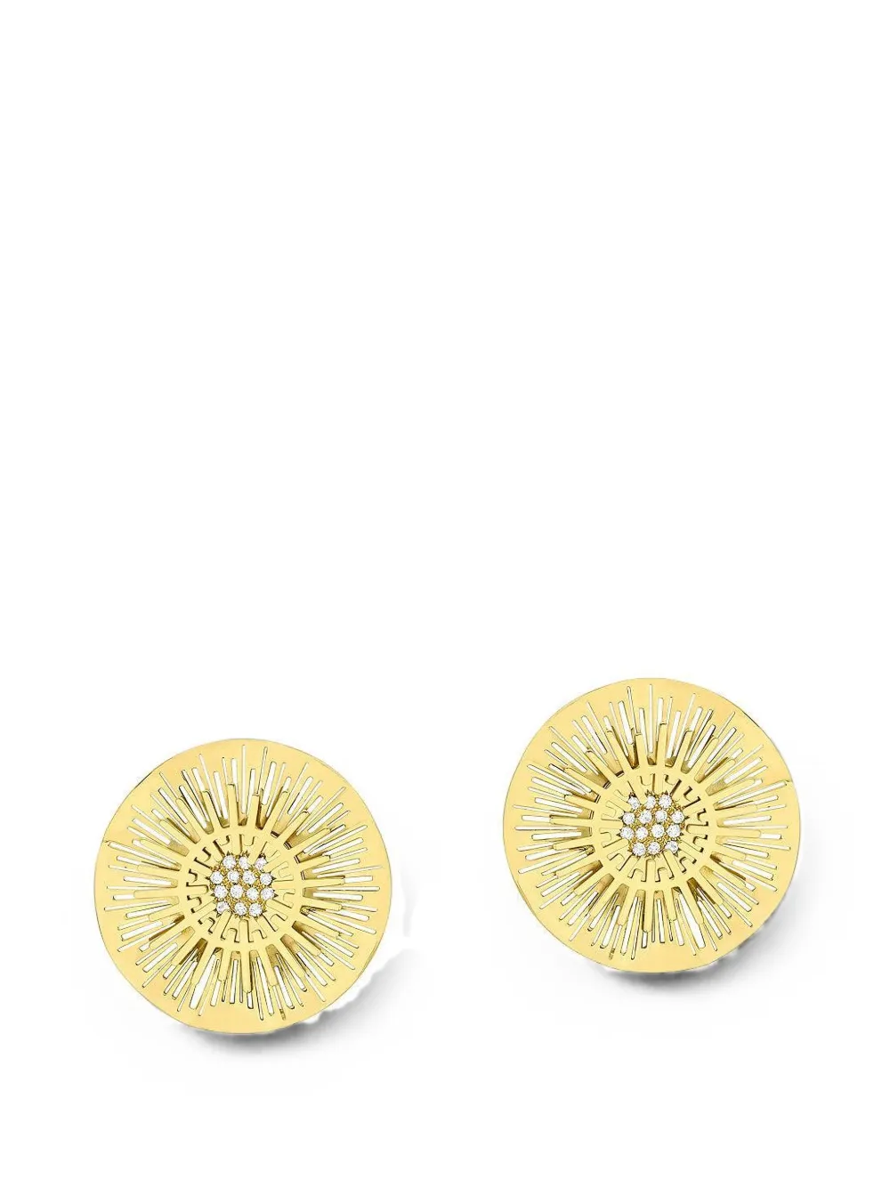 Carol Kauffmann Explosion diamond earrings - Oro