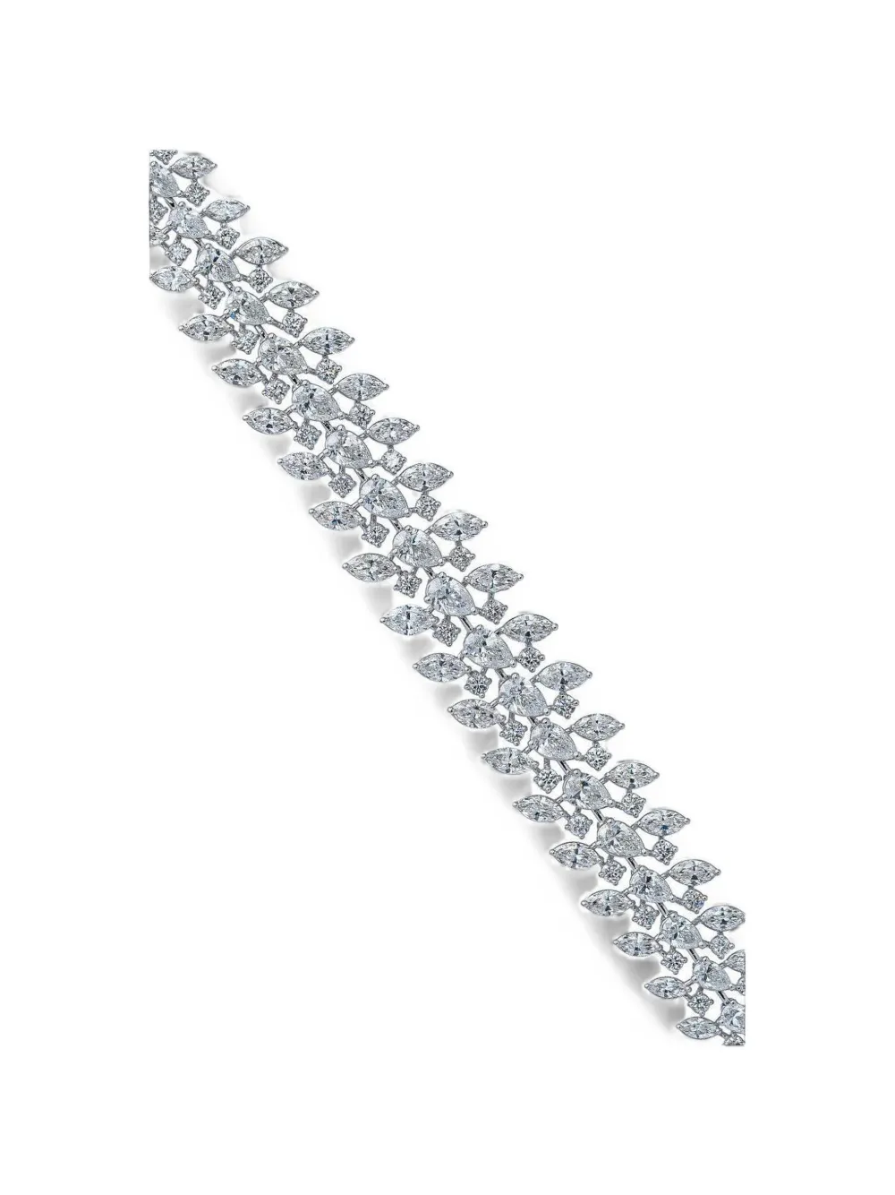 ARZANO triple-row diamond bracelet