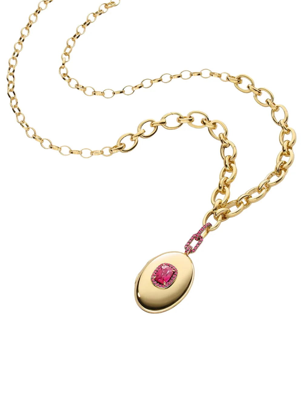 Monica Rich Kosann Halskette Mit Rubin In Gold