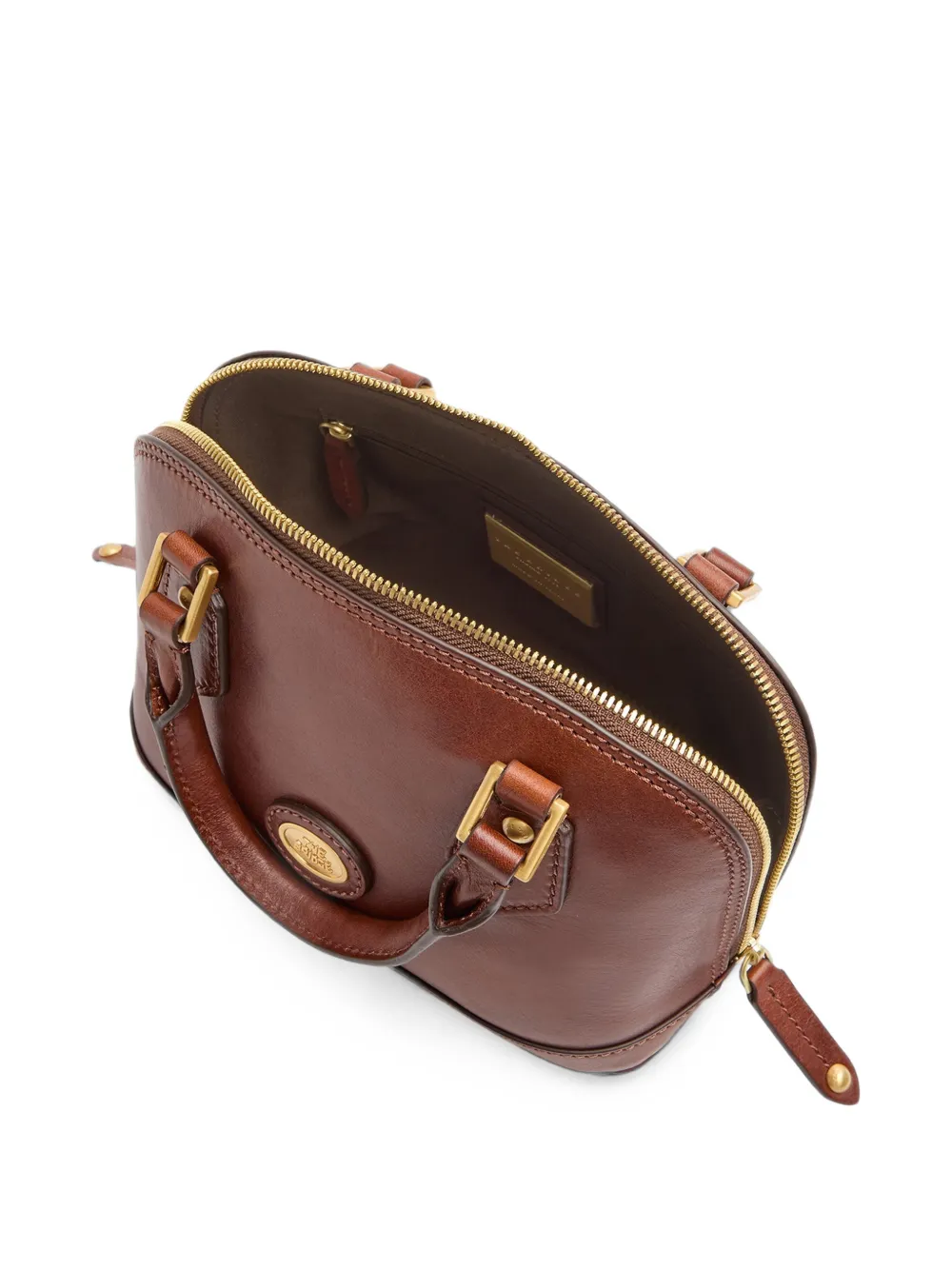 The Bridge leren shopper Zwart