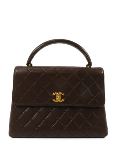 CHANEL Pre-Owned CC turn-lock top handle tote bag