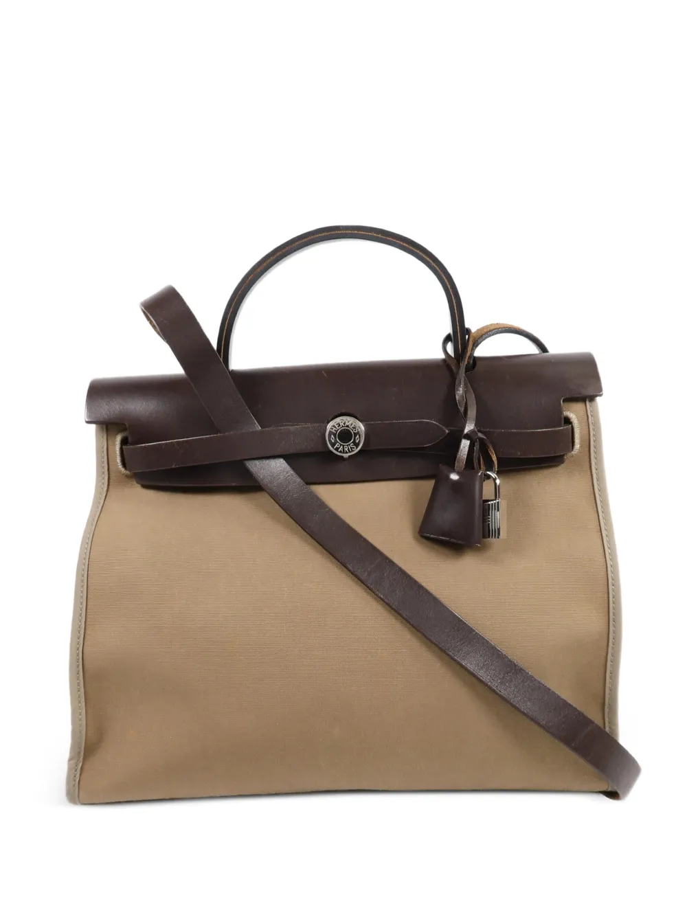 Hermès Pre-Owned sac cabas PM Herbag (2016) - Tons neutres Hermès Pre-Owned sac cabas PM Herbag (2016) - Tons neutres