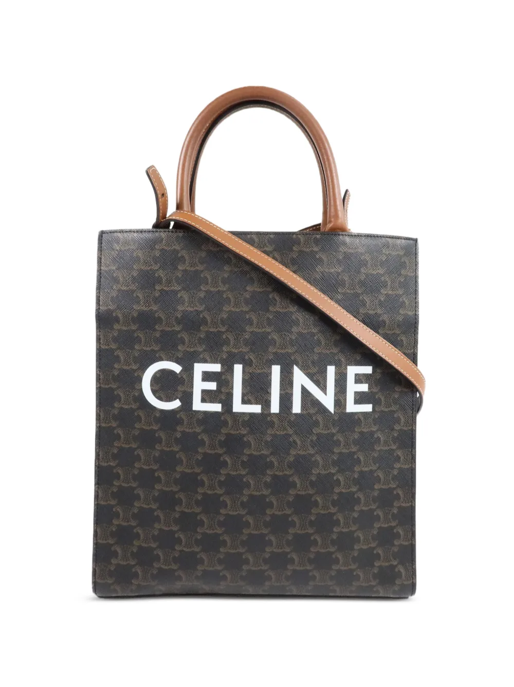 Celine Pre-Owned Triomphe Cabas tote bag - Marrone