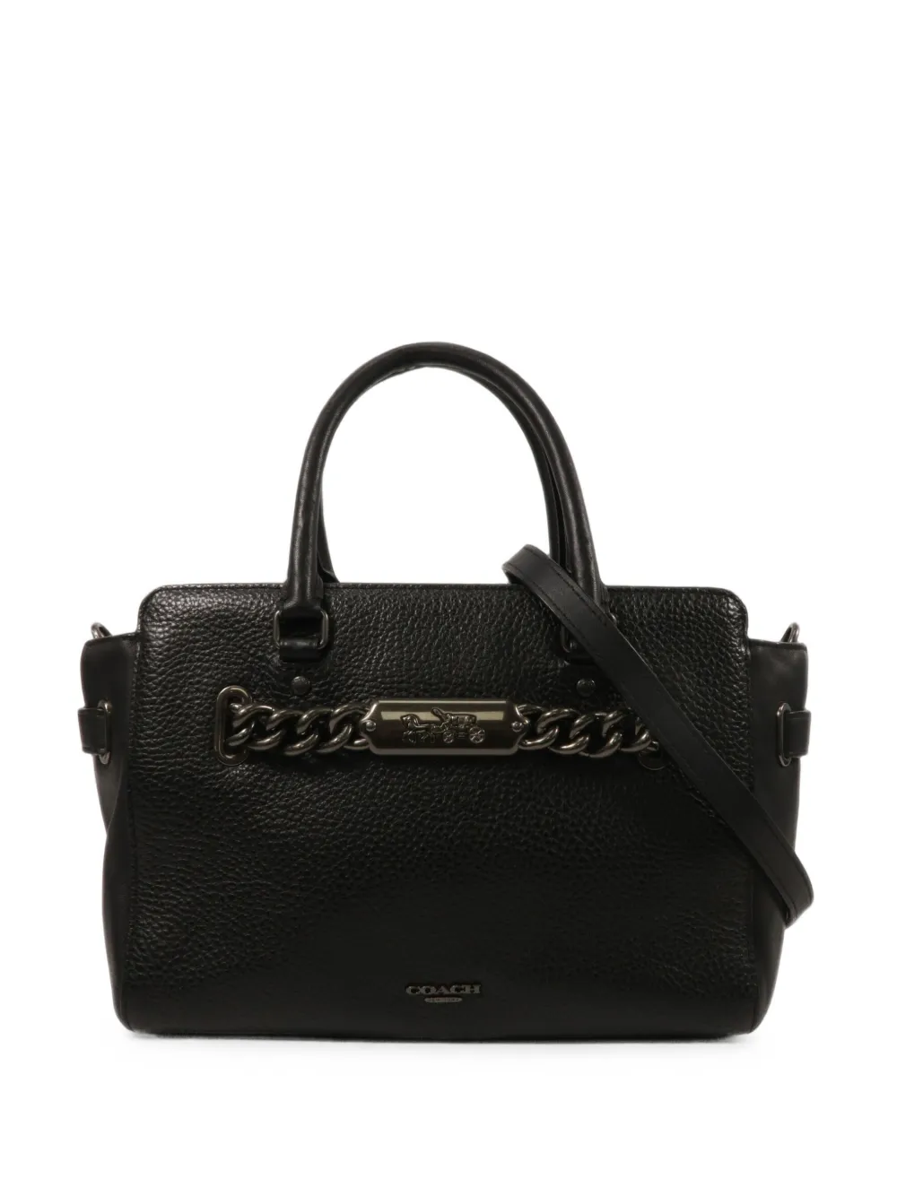 Coach Vintage chain-detail shoulder bag - Nero