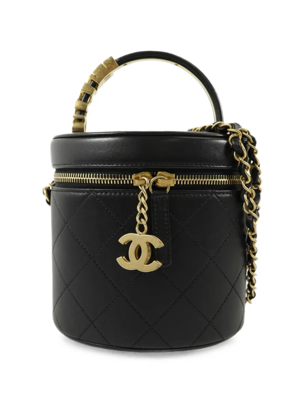 CHANEL Pre-Owned Vanity Case quilted crossbody bag - Nero