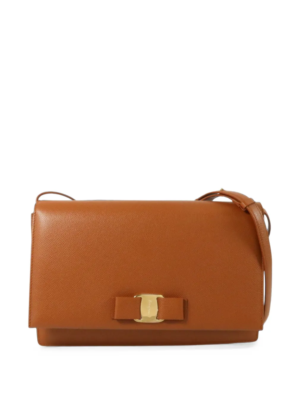 Ferragamo Pre-Owned leather shoulder bag - Marrone