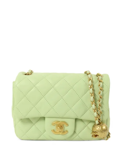 CHANEL Pre-Owned 17 Pearl Crush quilted turn-lock shoulder bag