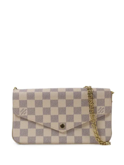 Louis Vuitton Pre-Owned Felicia Damier Azur shoulder bag