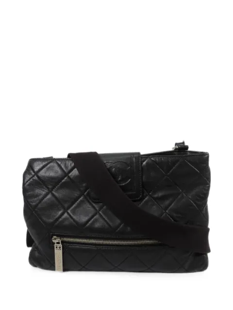 CHANEL Pre-Owned bolsa de hombro capitonada