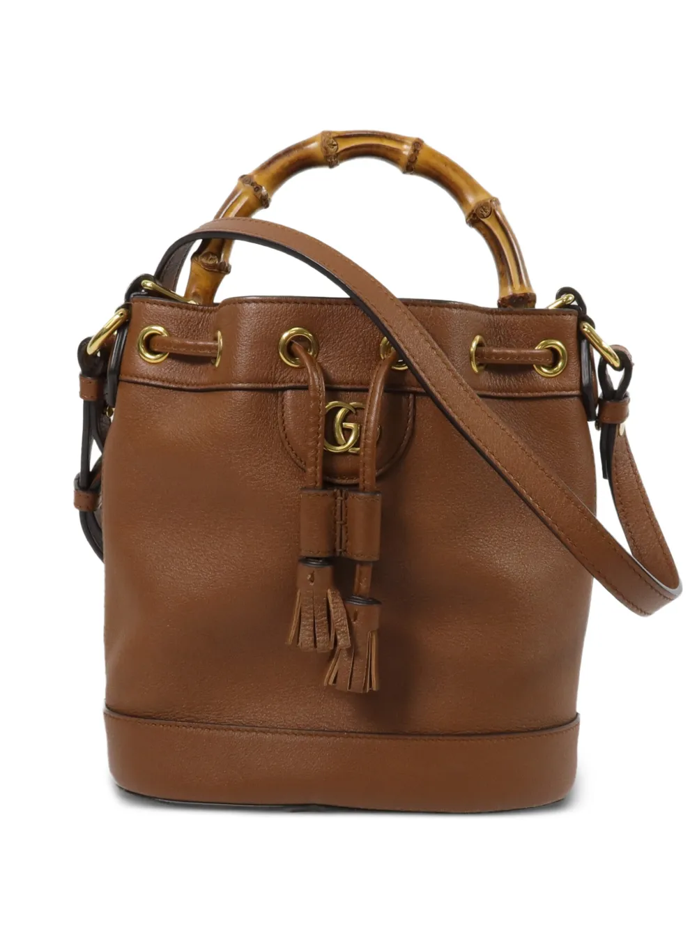Gucci Pre-Owned GG Diana bucket bag - Marrone