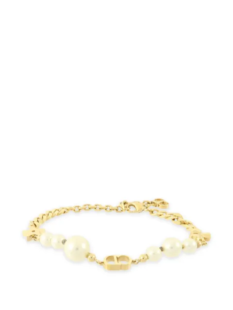 Christian Dior Pre-Owned pulsera con perlas artificiales