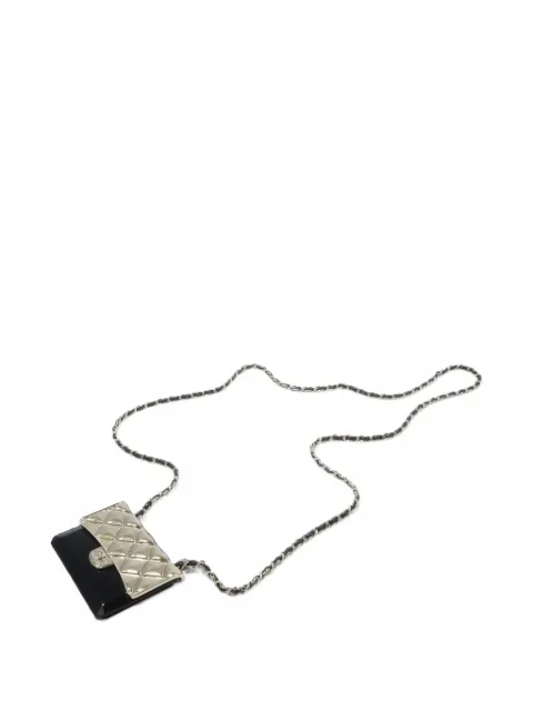 CHANEL Pre-Owned Flap Bag pendant necklace