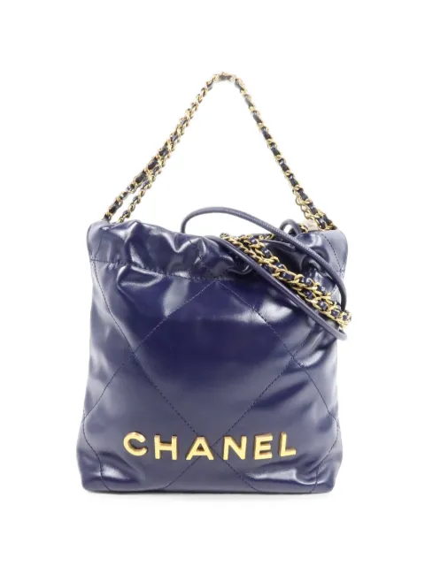 CHANEL Pre-Owned Chanel 22 mini bucket bag