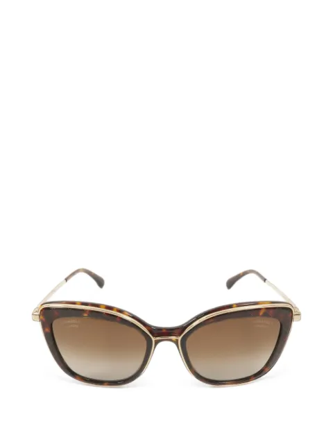 CHANEL Pre-Owned CC cat-eye sunglasses