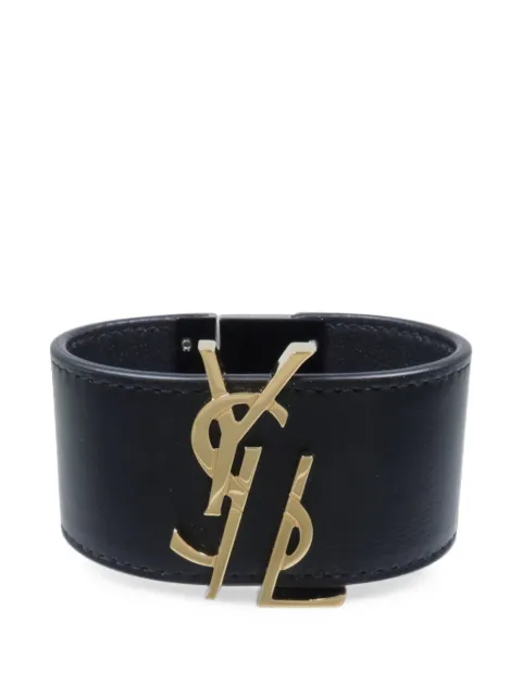 Saint Laurent Pre-Owned Opyum leather bracelet