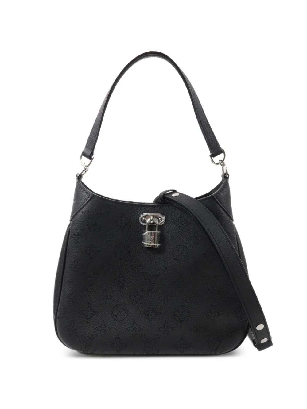 Louis Vuitton Pre-Owned Monogram Mahina Schultertasche - Schwarz