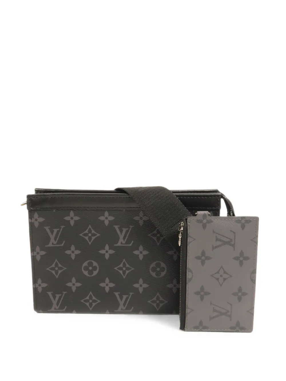 Louis Vuitton Pre-Owned Gaston Monogram Eclipse shoulder bag - Nero