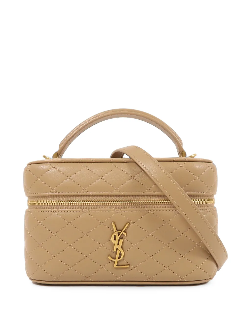Saint Laurent Pre-Owned Gaby quilted mini bag - Toni neutri
