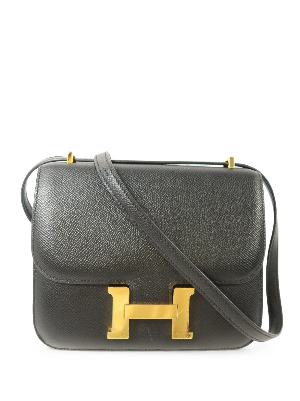 Hermès Pre-Owned 2020 mini Constance crossbody bag - Nero