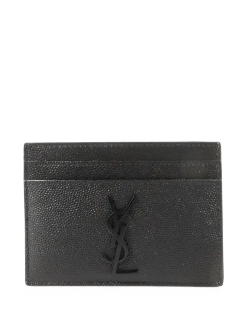 Saint Laurent Pre-Owned YSL logo card case