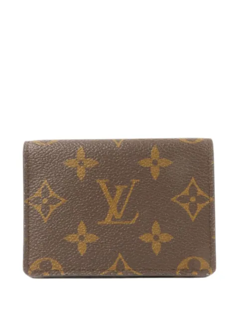 Louis Vuitton Pre-Owned Monogram Enveloppe Carte De Visite card case