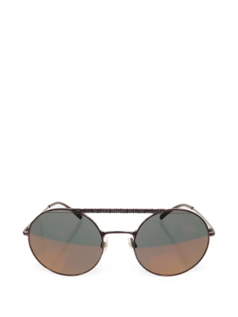 CHANEL Pre-Owned CC round sunglasses