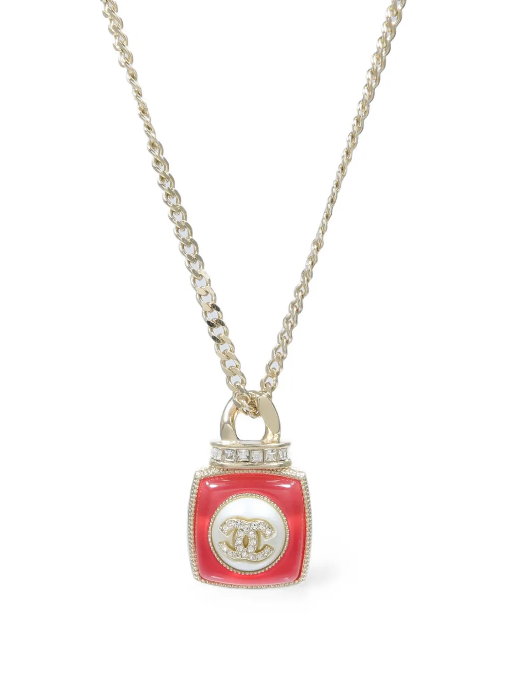 CHANEL Pre-Owned CC pendant necklace - Oro