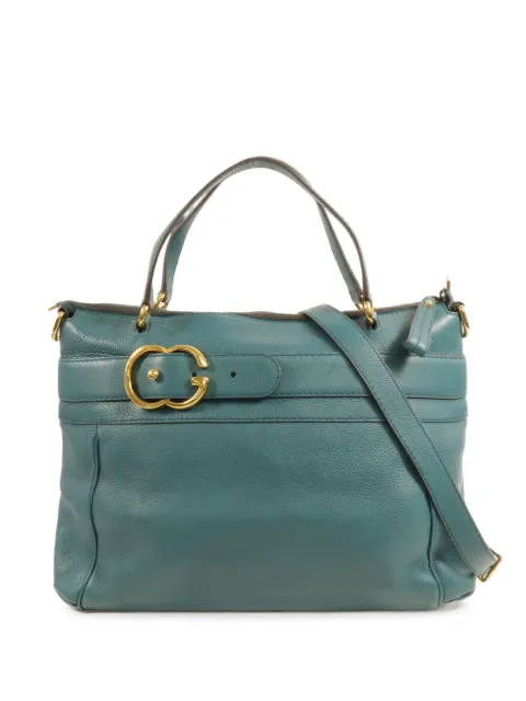Gucci Pre-Owned medium GG buckle tote bag
