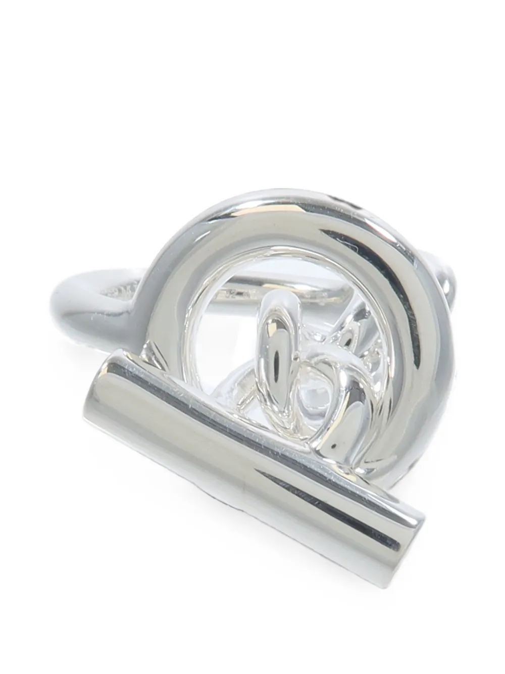 Hermès Pre-Owned Croisette ring - Argento