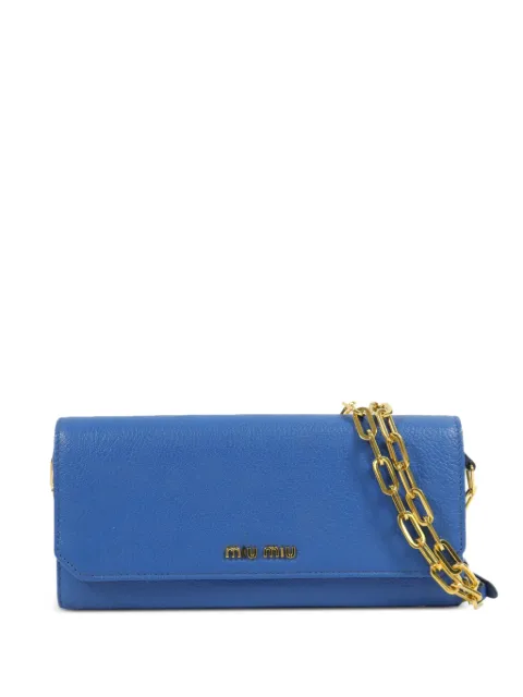 Miu Miu Pre-Owned chain-link clutch bag