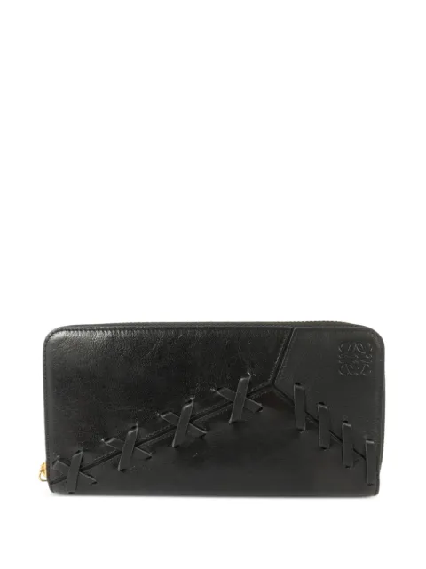 Loewe Pre-Owned lace-up Anagram wallet