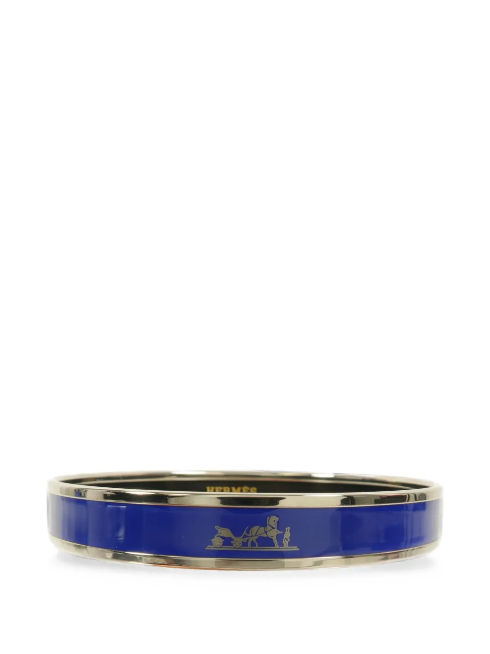 Hermès Pre-Owned Caleche enamel bangle - Oro