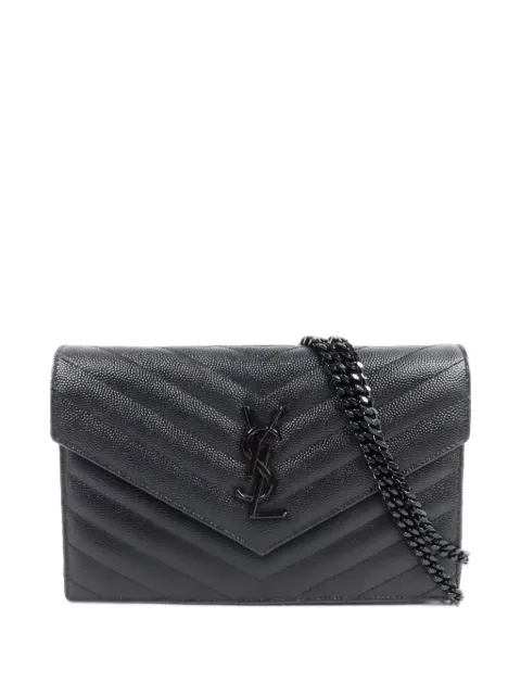 Saint Laurent Pre-Owned Cassandre Envelope chain wallet