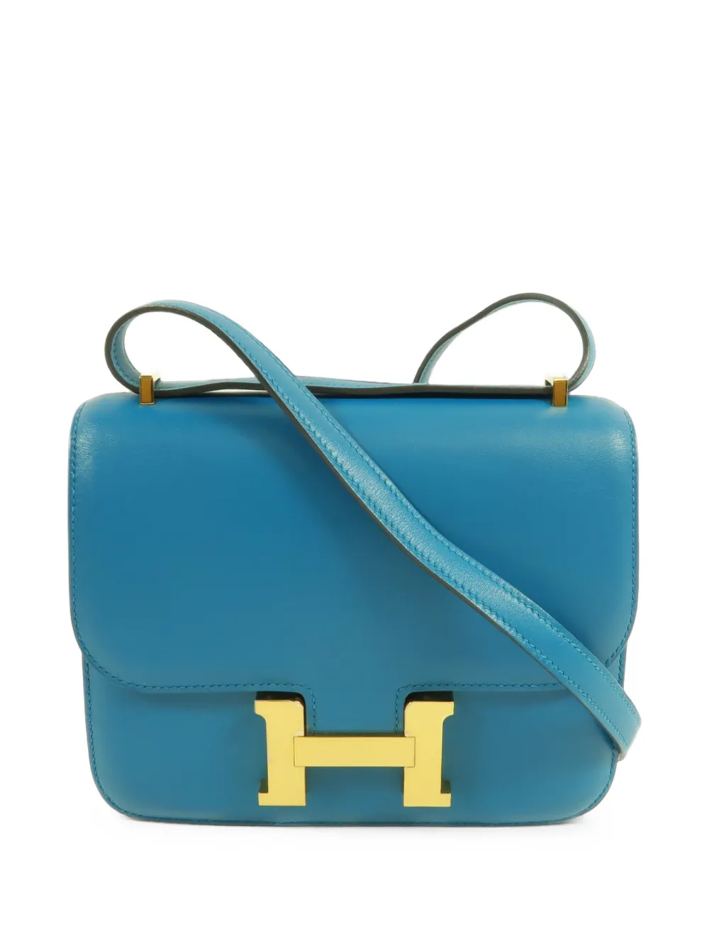Hermès Pre-Owned 2018 mini Constance shoulder bag - Blu