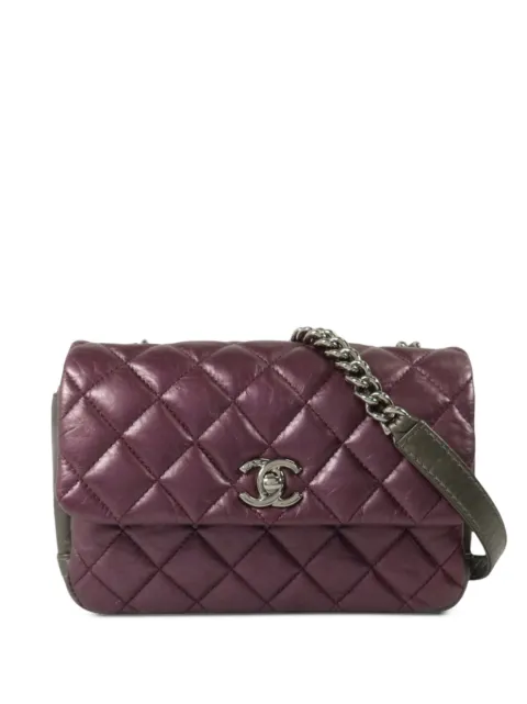 CHANEL Pre-Owned quilted CC turn-lock shoulder bag