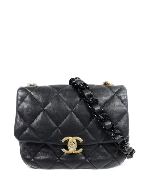 CHANEL Pre-Owned CC turn-lock chain cross body mini bag