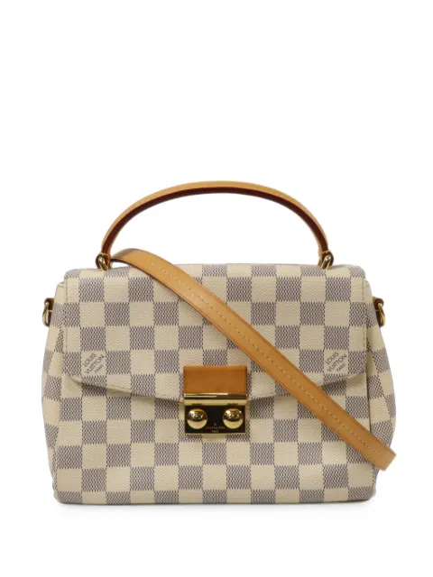 Louis Vuitton Pre-Owned Croisette Damier Azur canvas-shoulder bag