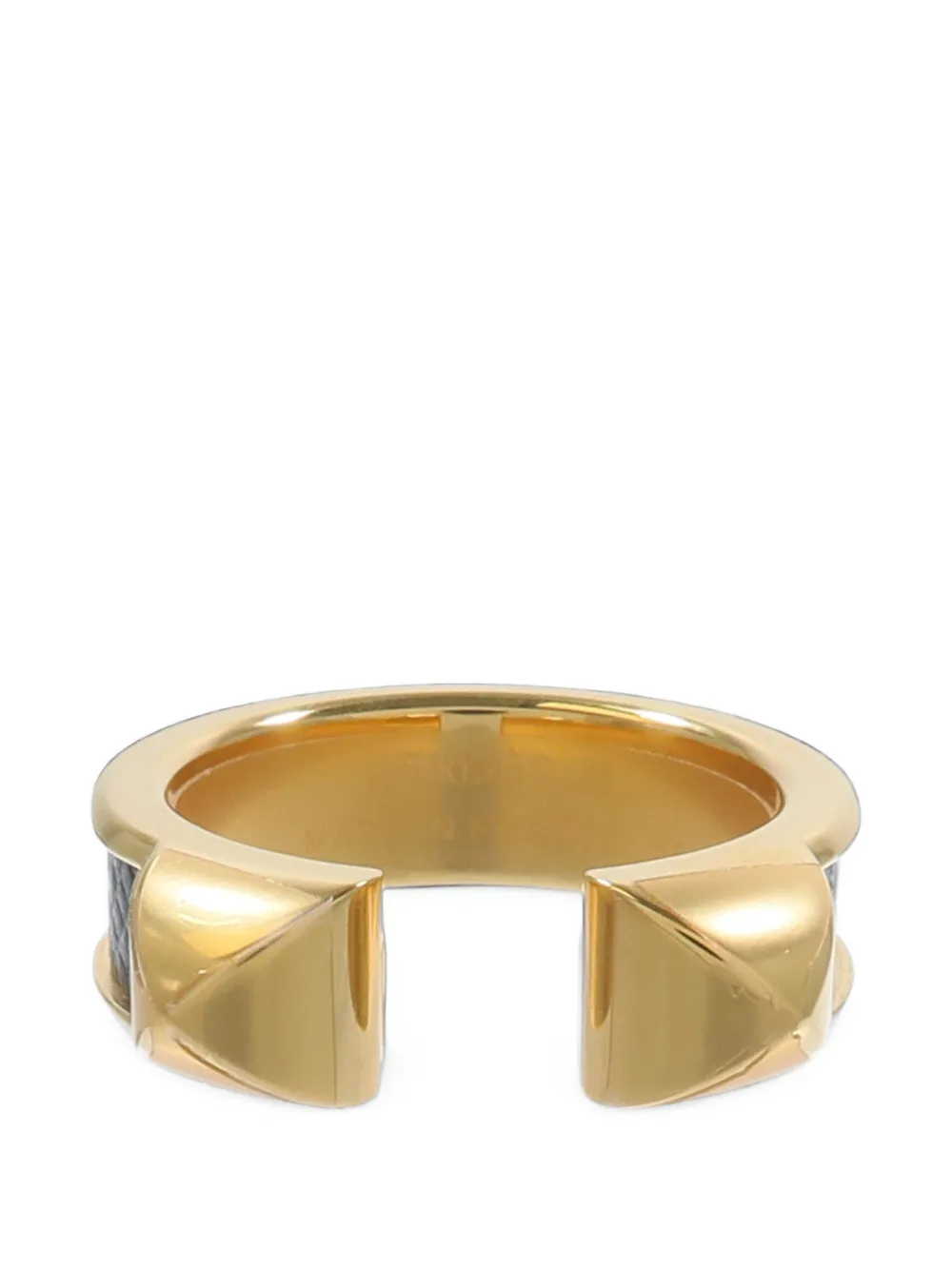 Hermès Pre-Owned Athena double-stud ring - Oro