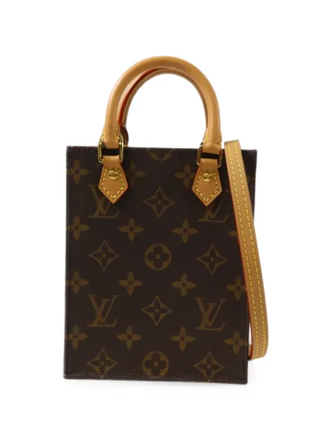 Louis Vuitton Pre-Owned petit Sac Plat Monogram canvas tote bag