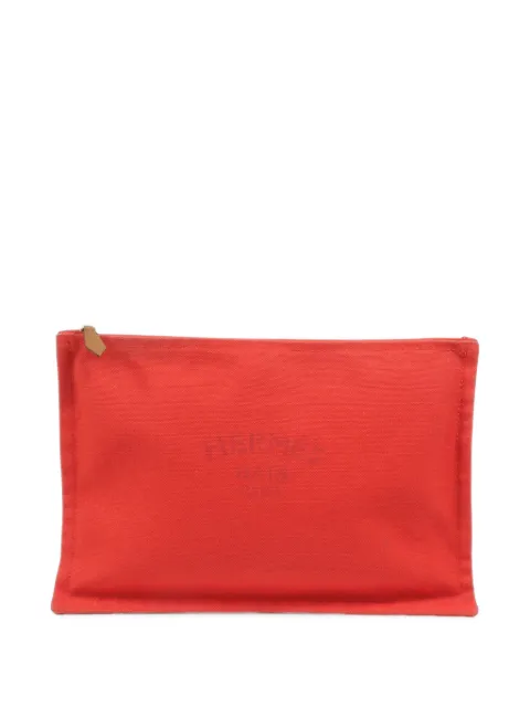 Hermès Pre-Owned GM Yachting clutch bag