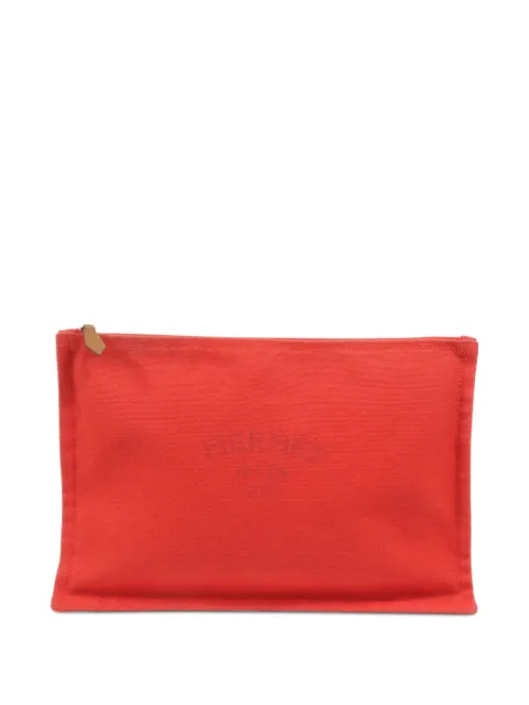 Hermès Pre-Owned GM Yachting clutch bag