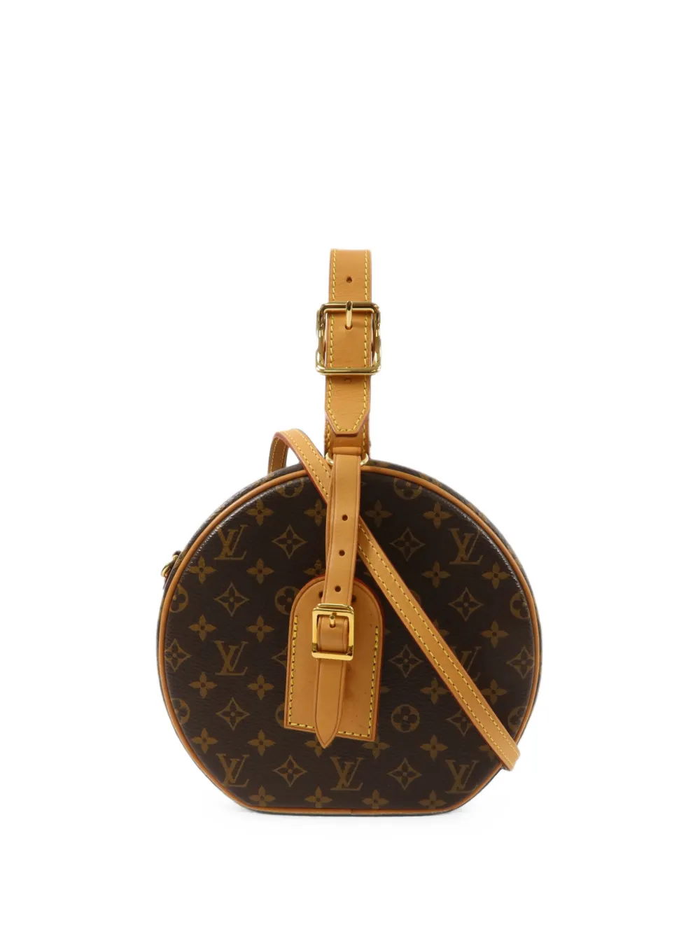 Louis Vuitton Pre-Owned mini sac à main Petite Boîte Chapeau à double porté - Marron